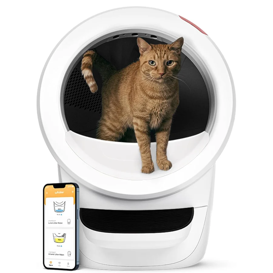 Automatic litter boxes example: Whisker Litter-Robot 4
