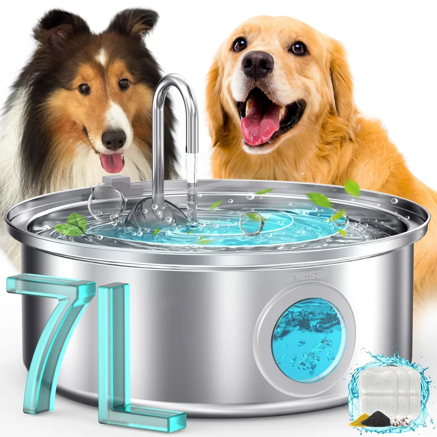 oneisall dog water fountain reference